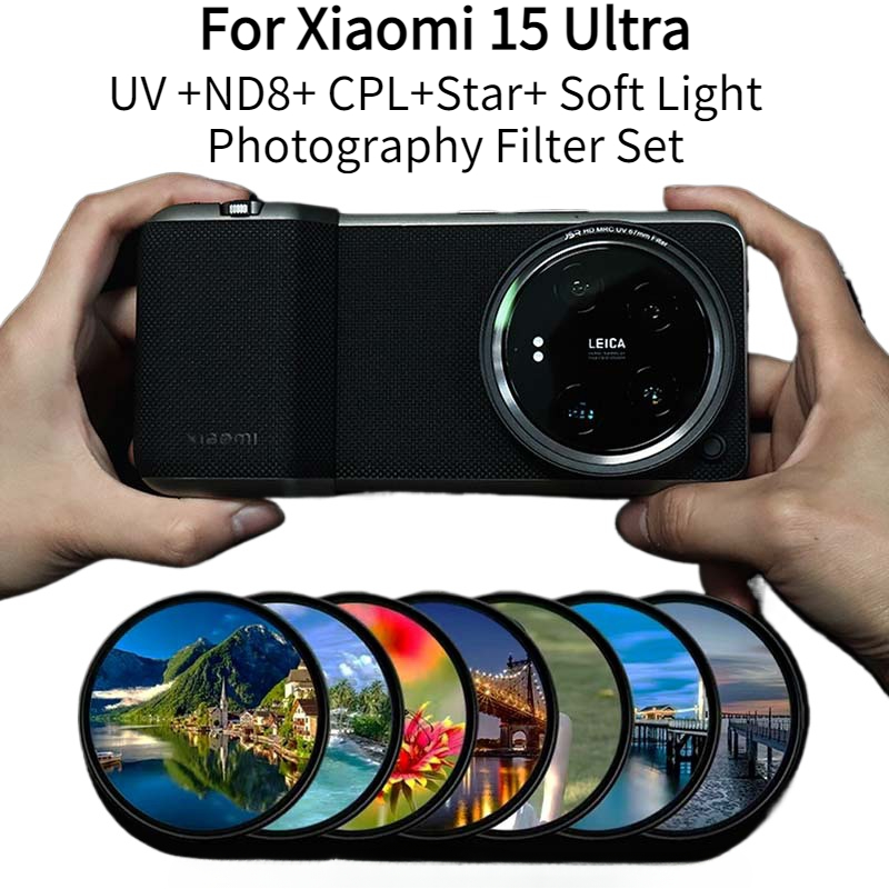 Photography Xiaomi 15 Ultra - Professional การถ่ายภาพชุดกรองสําหรับ Xiaomi 15 Ultra UV
