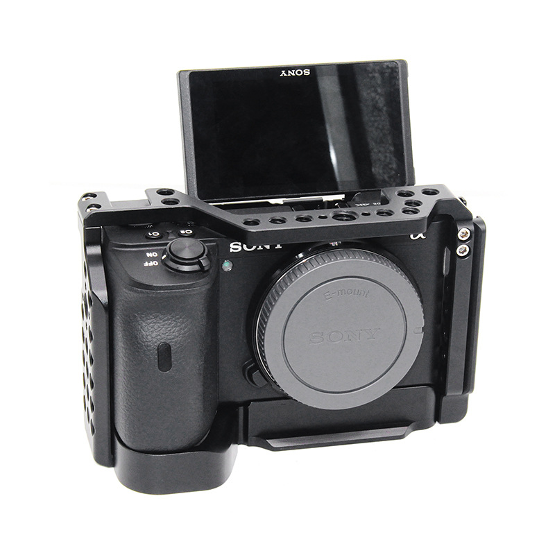 Camera Cage Rig - กล้องสำหรับSony A6600 Proกล้องLแผ่นคู่เย็นรองเท้าStabilizer Rig Cageสำหรับsony 6600