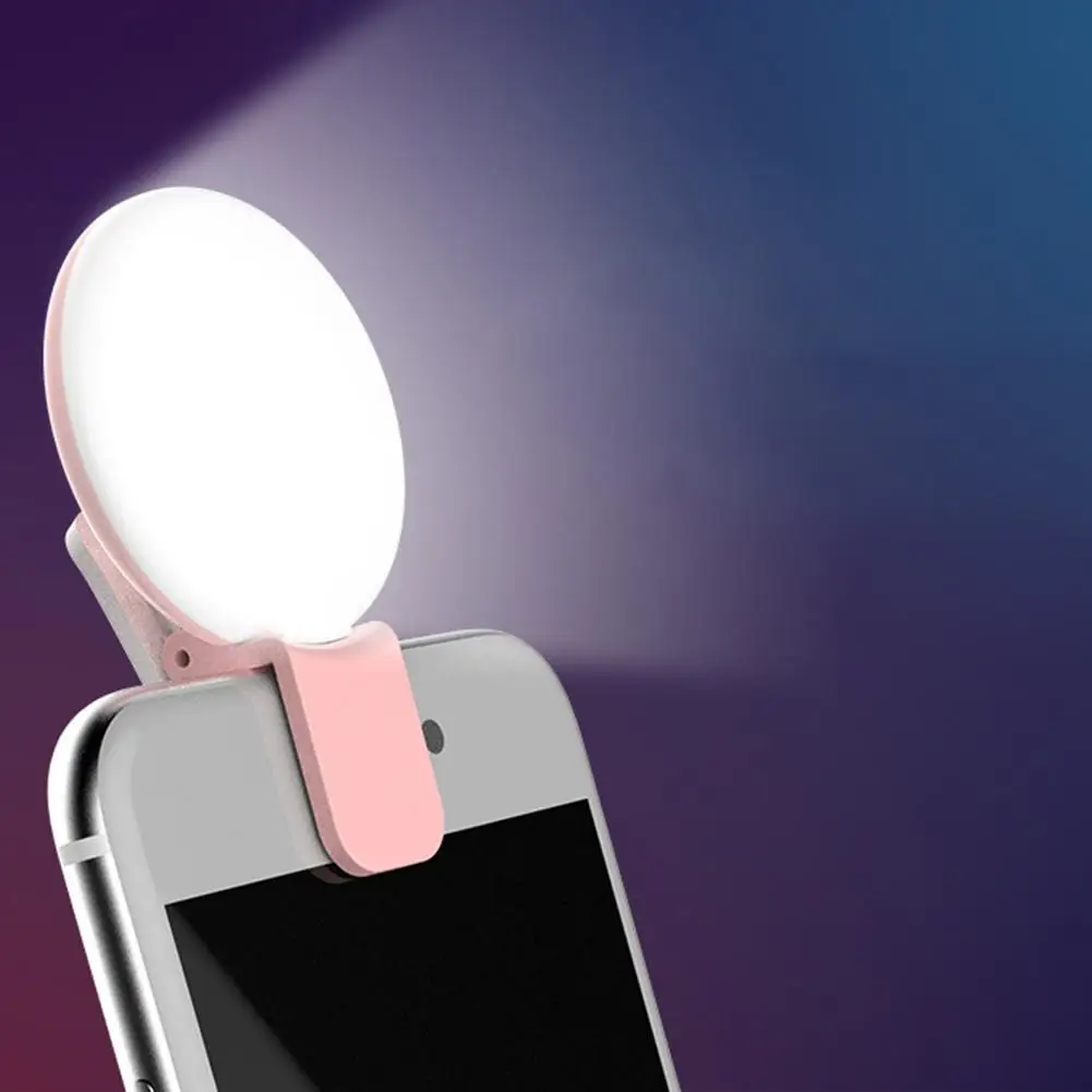 Photography Triangle - โทรศัพท์มือถือ LED Selfie แหวนแสงแบบพกพา Mini ทนทานสามหยุด