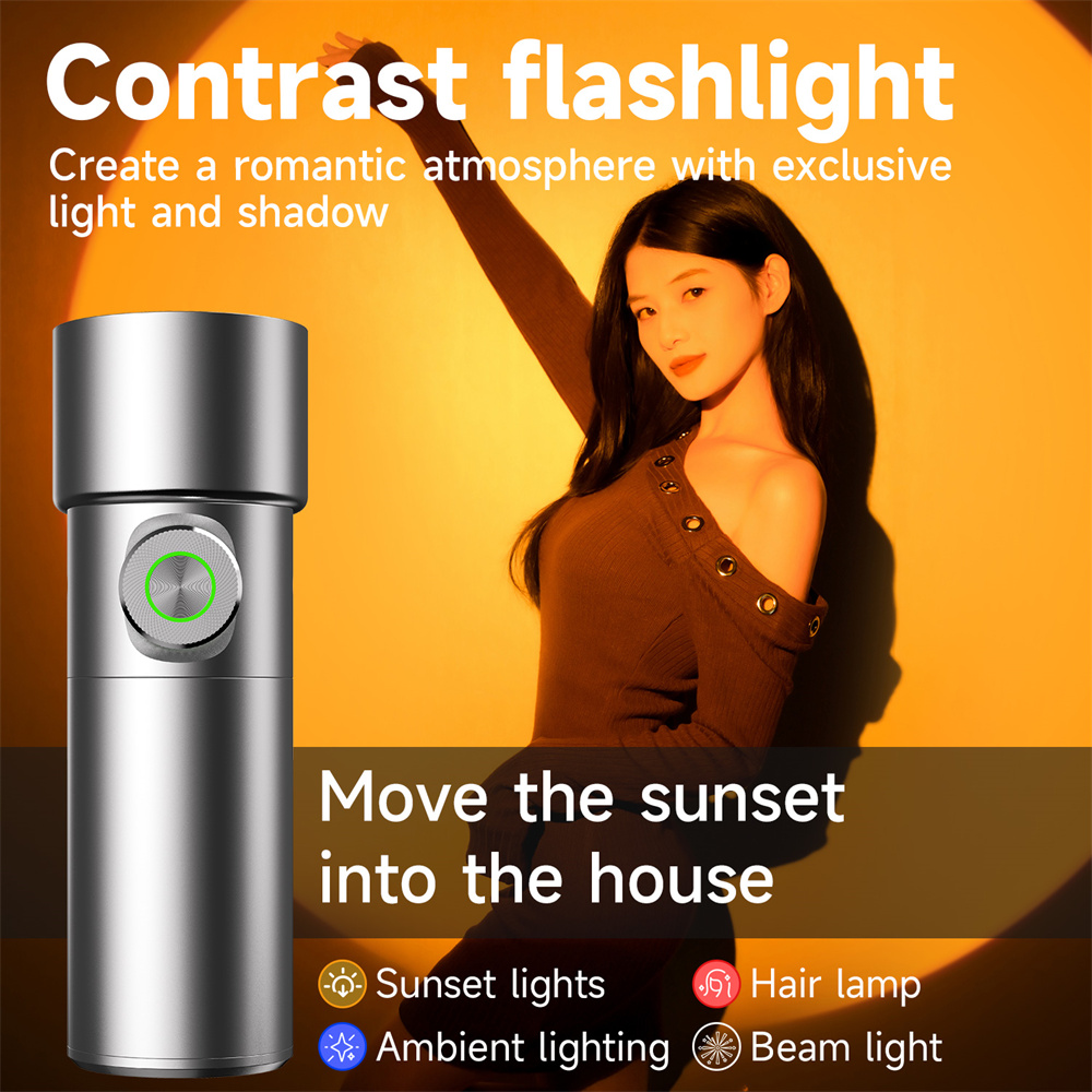 Strobe Light Studio - ไฟฉายถ่ายภาพแบบใหม่ 4 สี RGB LED ไฟวิดีโอ