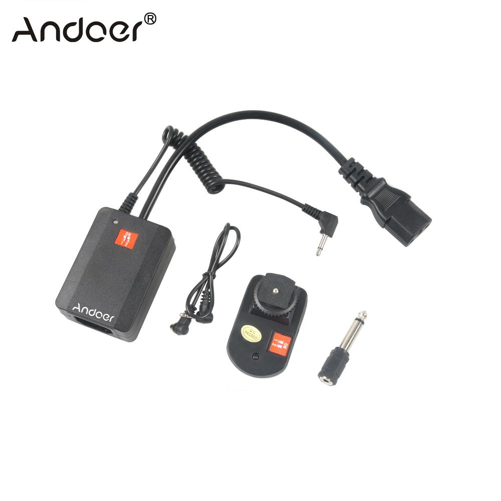 Strobe Light Studio - Andoer AC-04อเนกประสงค์4ช่องไวร์เลสสตูดิโอ, ทริกเกอร์แฟลชสำหรับกล้อง Canon Nikon Sony