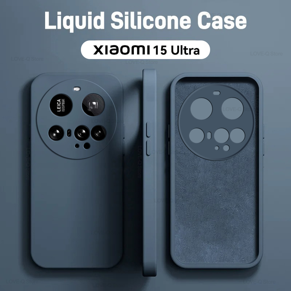 Photography Xiaomi 15 Ultra - สําหรับ Xiaomi 15 Ultra Case ซิลิโคนเหลวกล้องเลนส์