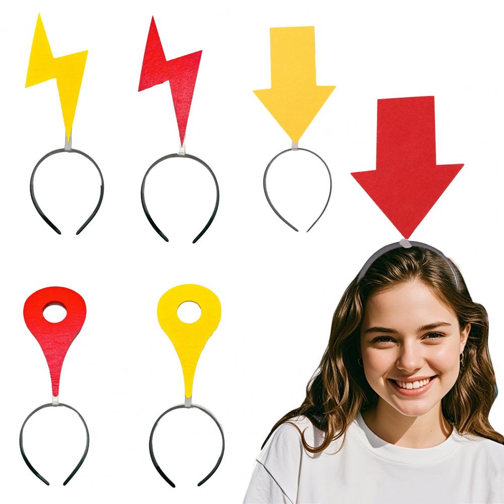Photography Triangle - ผู้หญิงแถบคาดศีรษะไม่ซีดจาง Headpiece การออกแบบสัญลักษณ์ที่ไม่ซ้ํากันผม Hoop Photo Props