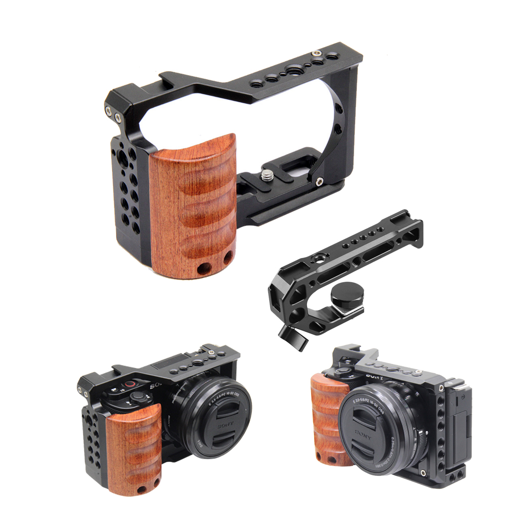 Camera Cage Rig - สําหรับ Sony ZV-E10 CAGE กล้องไม้ Handle