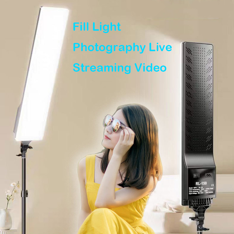 Strobe Light Studio - แผงไฟ LED สำหรับสตูดิโอถ่ายภาพแผงไฟวิดีโอสำหรับถ่ายภาพขาตั้งสามขาแขนยาวปลั๊กแบบยุโรปสำหรับถ่ายทอดสด