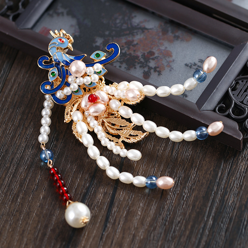 ปิ่นปักผมฮันฝูวินเทจพร้อมพู่ไข - Photography Vintage Style บทวิจารณ์และราคา
