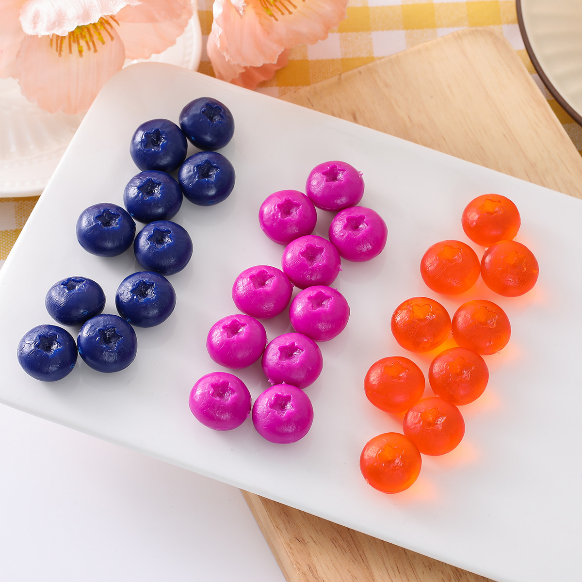 ซิลิโคนจำลองบลูเบอร์รี่โฟมสดใส - Photography Food บทวิจารณ์และราคา