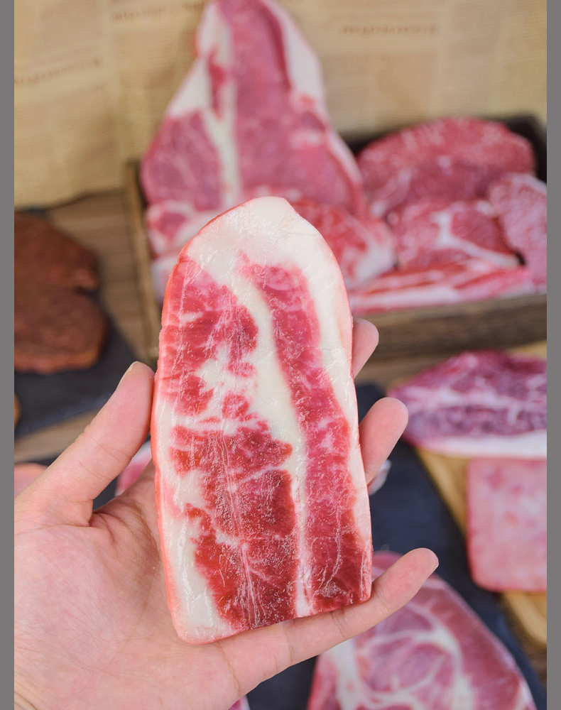เนื้อปลอมแบบหั่นชิ้นเหมือนจริง - Photography Food บทวิจารณ์และราคา