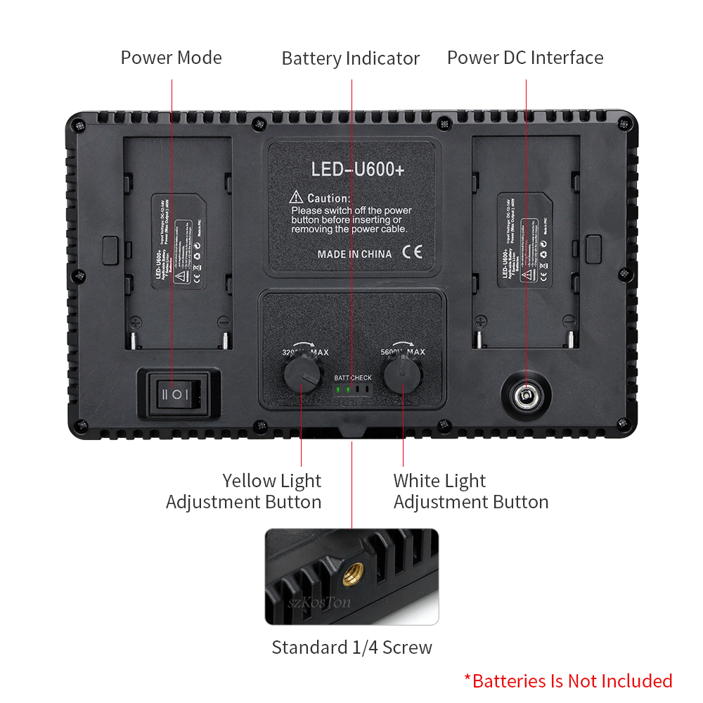 ไฟ LED สำหรับสตูดิโอถ่ายภาพ U8 - Strobe Light Studio บทวิจารณ์และราคา