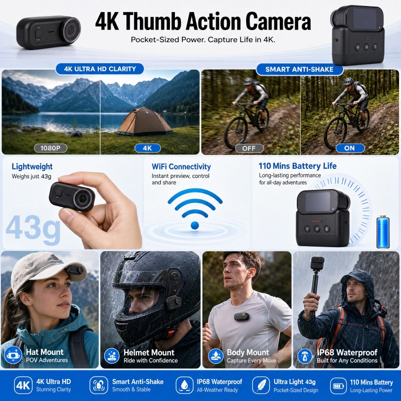 กล้องแอคชั่น APEX Action 4K กล - Photography Blog บทวิจารณ์และราคา