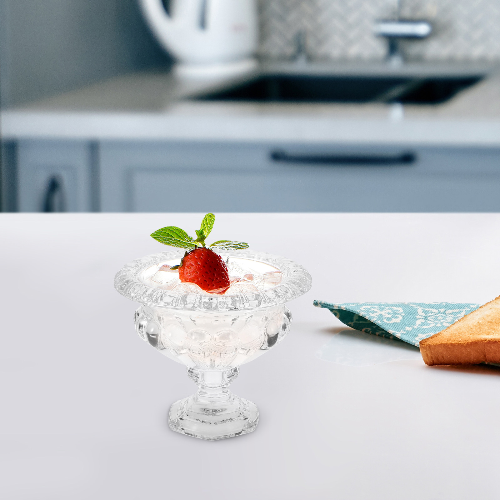 ชามไอศกรีมแก้วสไตล์ยุโรปสุดหรู - Photography Food บทวิจารณ์และราคา