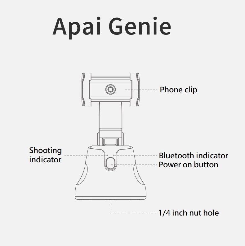 สมาร์ท Gimbal Selfie 360รอบหมุ - Photography Blog บทวิจารณ์และราคา