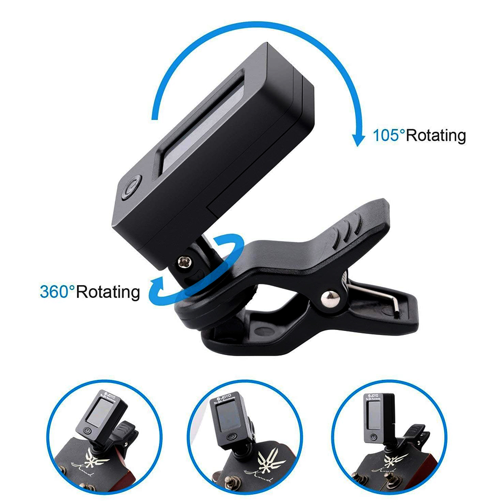 JOYO จูนเนอร์กีตาร์ JT-01 360  - Photography Digital บทวิจารณ์และราคา