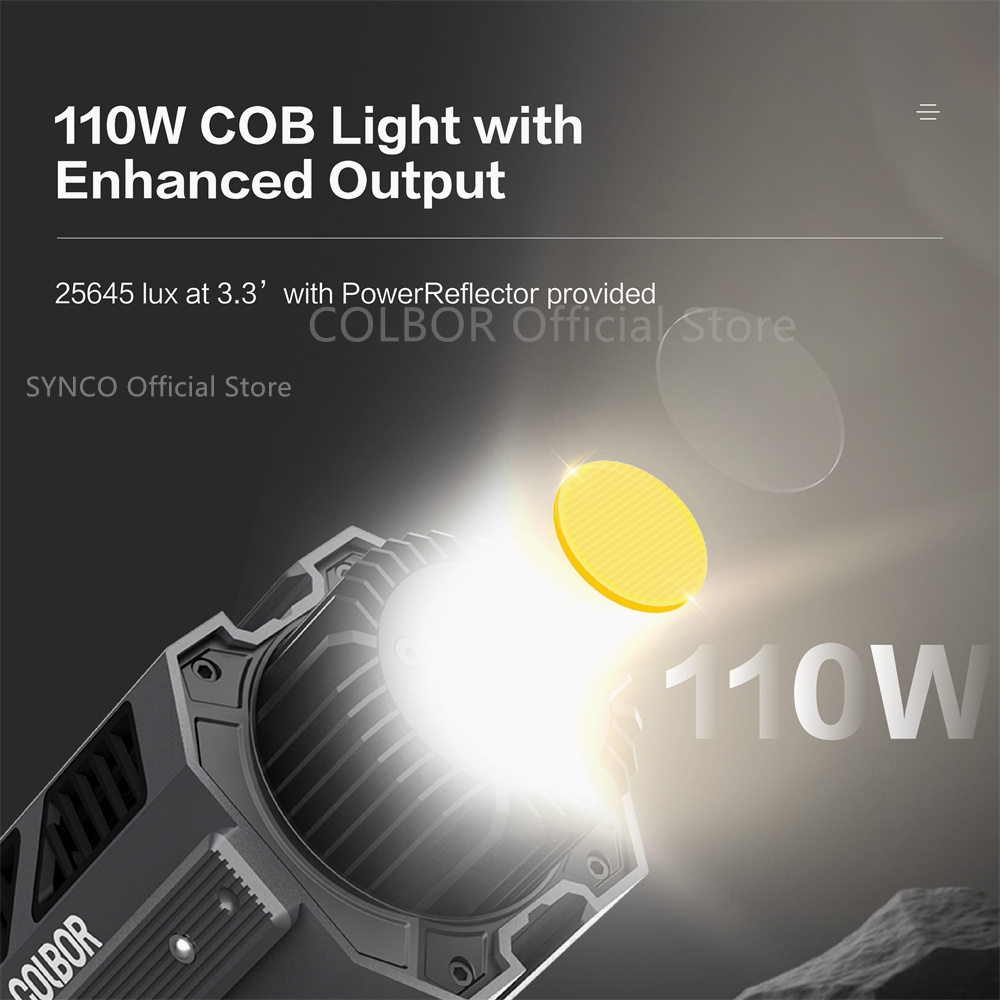 Colbor CL100X cob ไฟ LED โคมไฟ - Strobe Light Studio บทวิจารณ์และราคา