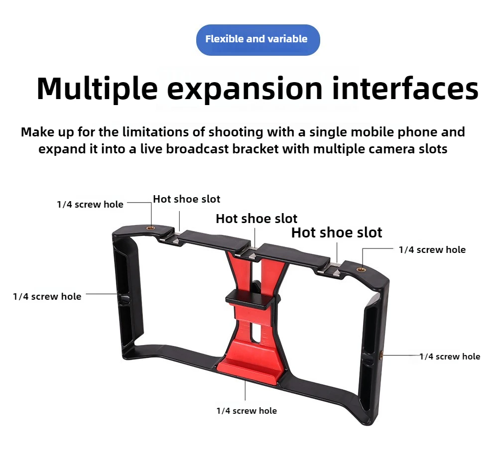 อุปกรณ์ถ่ายวิดีโอด้วยโทรศัพท์ม - Camera Cage Rig บทวิจารณ์และราคา