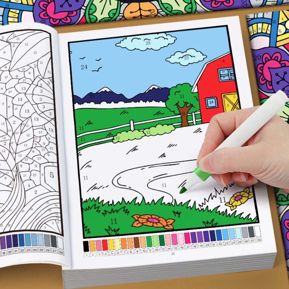 สมุดระบายสีตามตัวเลข DIY ระบาย - Photography Book บทวิจารณ์และราคา