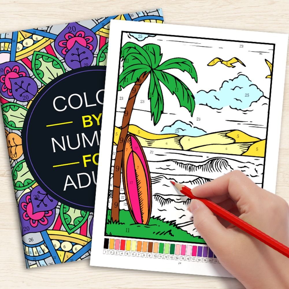 สมุดระบายสีตามตัวเลข DIY ระบาย - Photography Book บทวิจารณ์และราคา