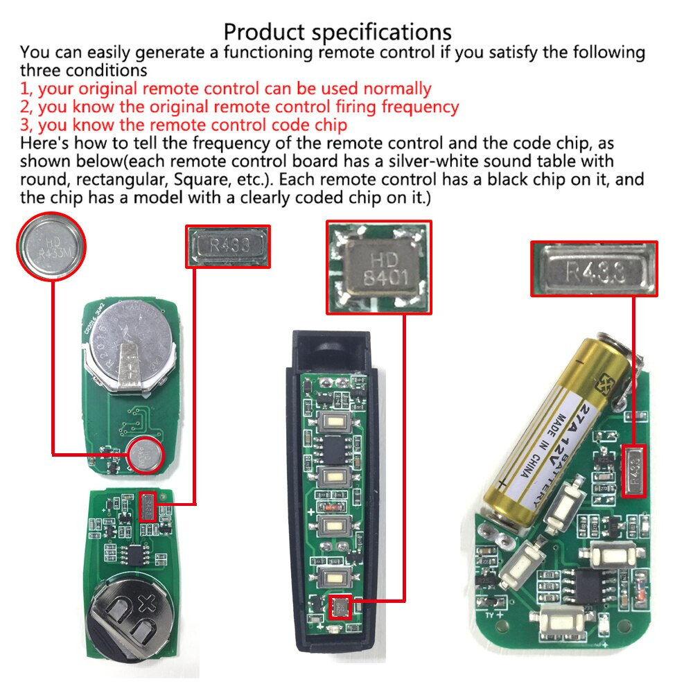433MHZ สําเนารีโมทคอนโทรลอัตโน - Remote Shutter Release บทวิจารณ์และราคา