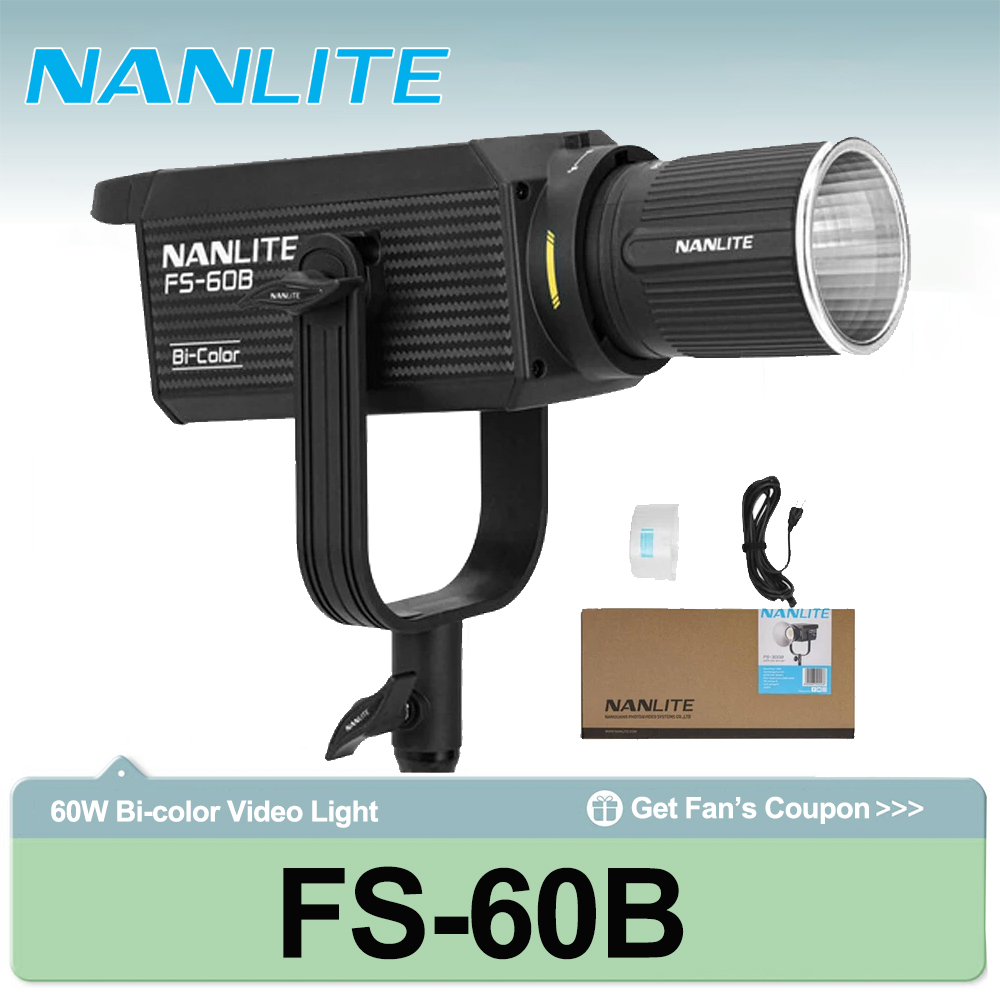 ไฟสปอตไลท์ Nanlite FS-60B 70W  - Strobe Light Studio บทวิจารณ์และราคา