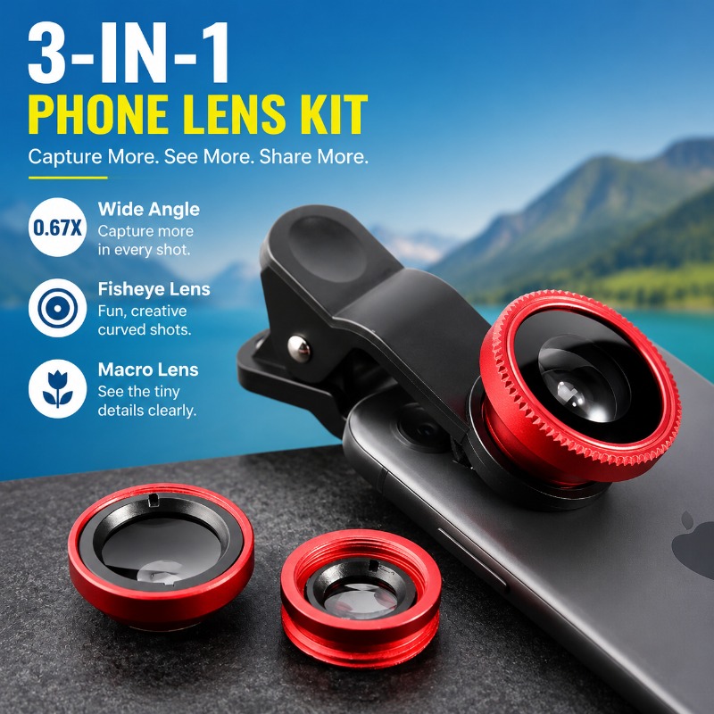 ชุดเลนส์โทรศัพท์ภายนอก เลนส์ฟิ - Photography High Angle บทวิจารณ์และราคา