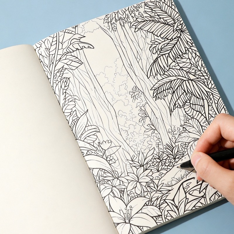 หนังสือระบายสีลายเส้นวาดมือสำห - Photography Book บทวิจารณ์และราคา