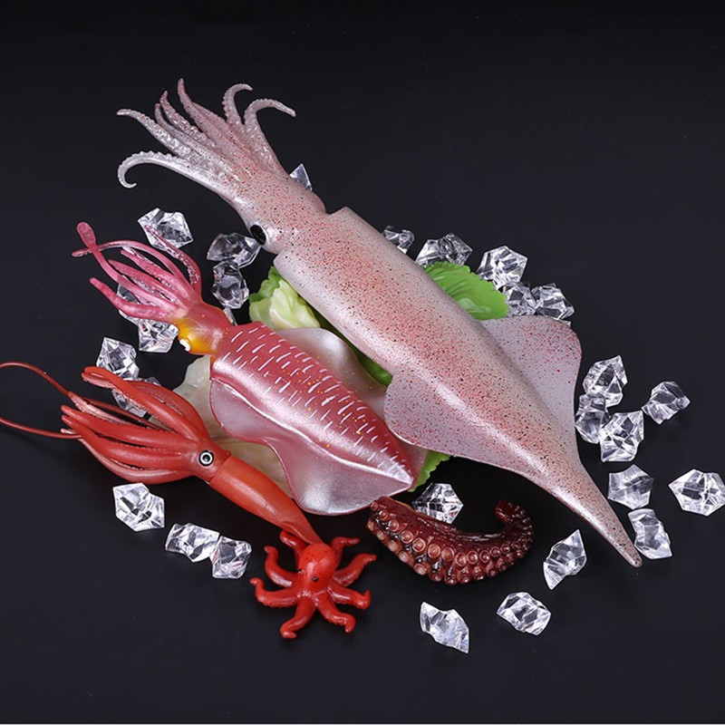 โมเดลปลาหมึกจำลอง สำหรับตกแต่ง - Photography Food บทวิจารณ์และราคา