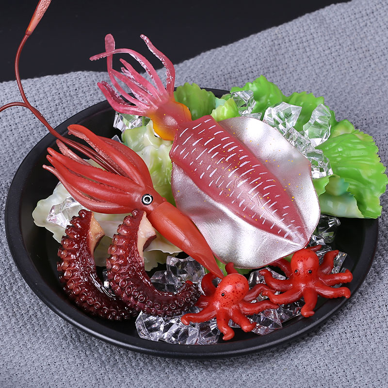 โมเดลปลาหมึกจำลอง สำหรับตกแต่ง - Photography Food บทวิจารณ์และราคา