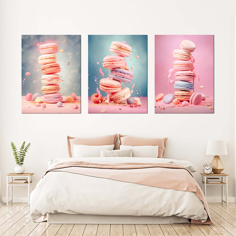 โปสเตอร์และภาพพิมพ์มาการองไอศก - Photography Food บทวิจารณ์และราคา