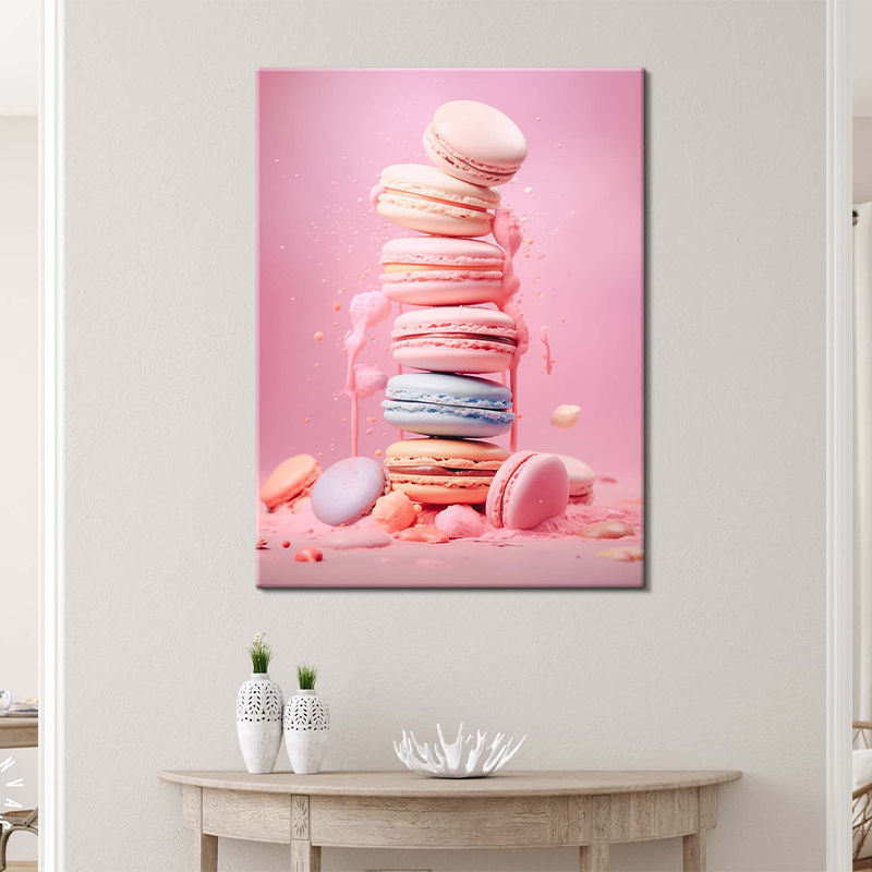 โปสเตอร์และภาพพิมพ์มาการองไอศก - Photography Food บทวิจารณ์และราคา