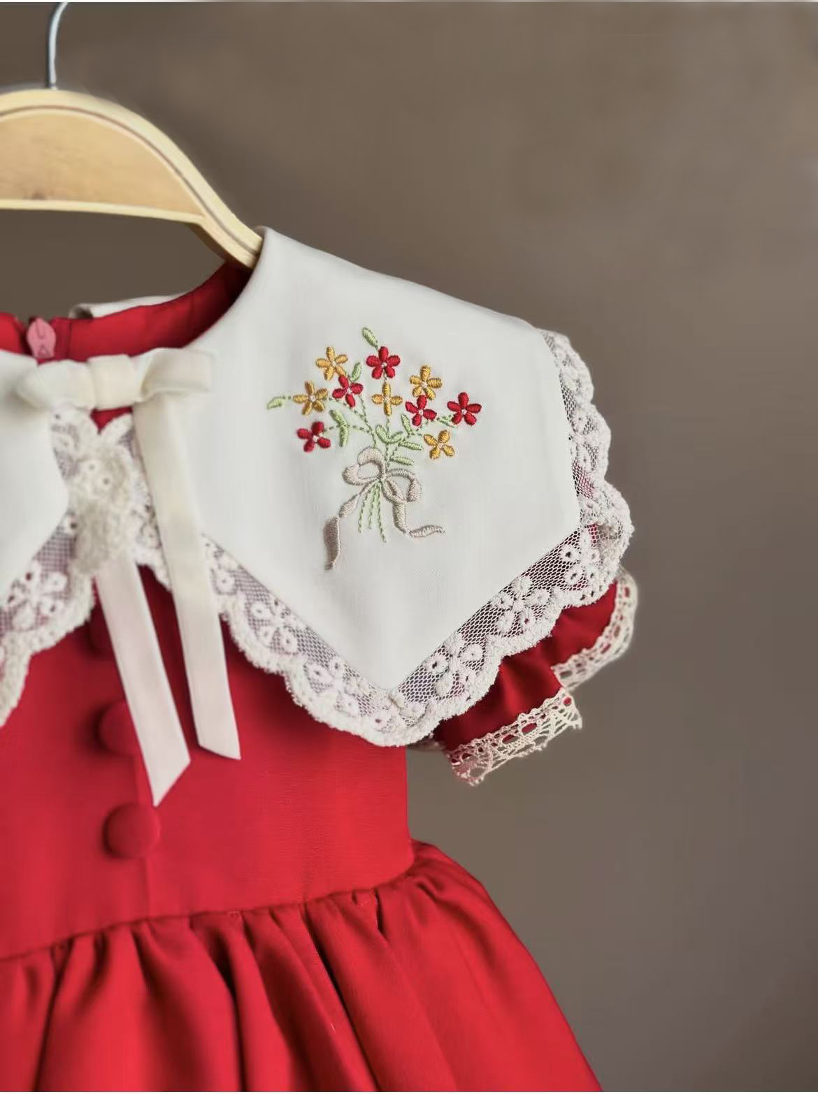 0-12Y เด็กผู้หญิงฤดูร้อนสีแดงเ - Photography Vintage Style บทวิจารณ์และราคา