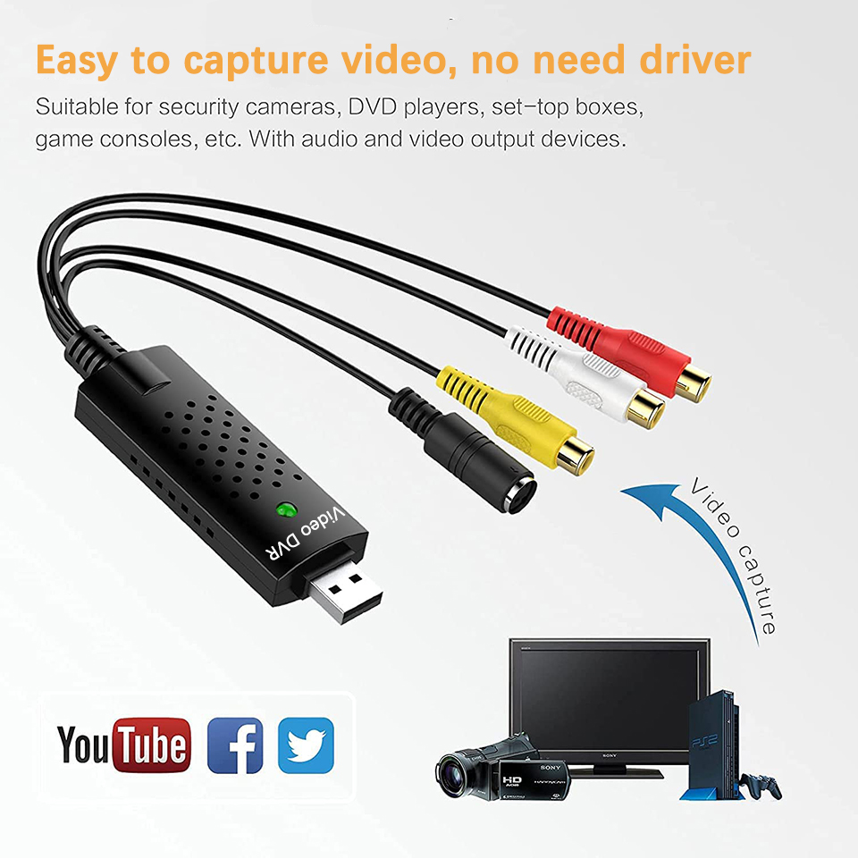 USB Video Capture Card Easy Ca - Photography Digital บทวิจารณ์และราคา