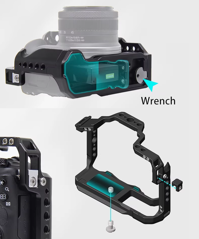 เคสกล้อง R50 สำหรับ Canon EOS  - Camera Cage Rig บทวิจารณ์และราคา