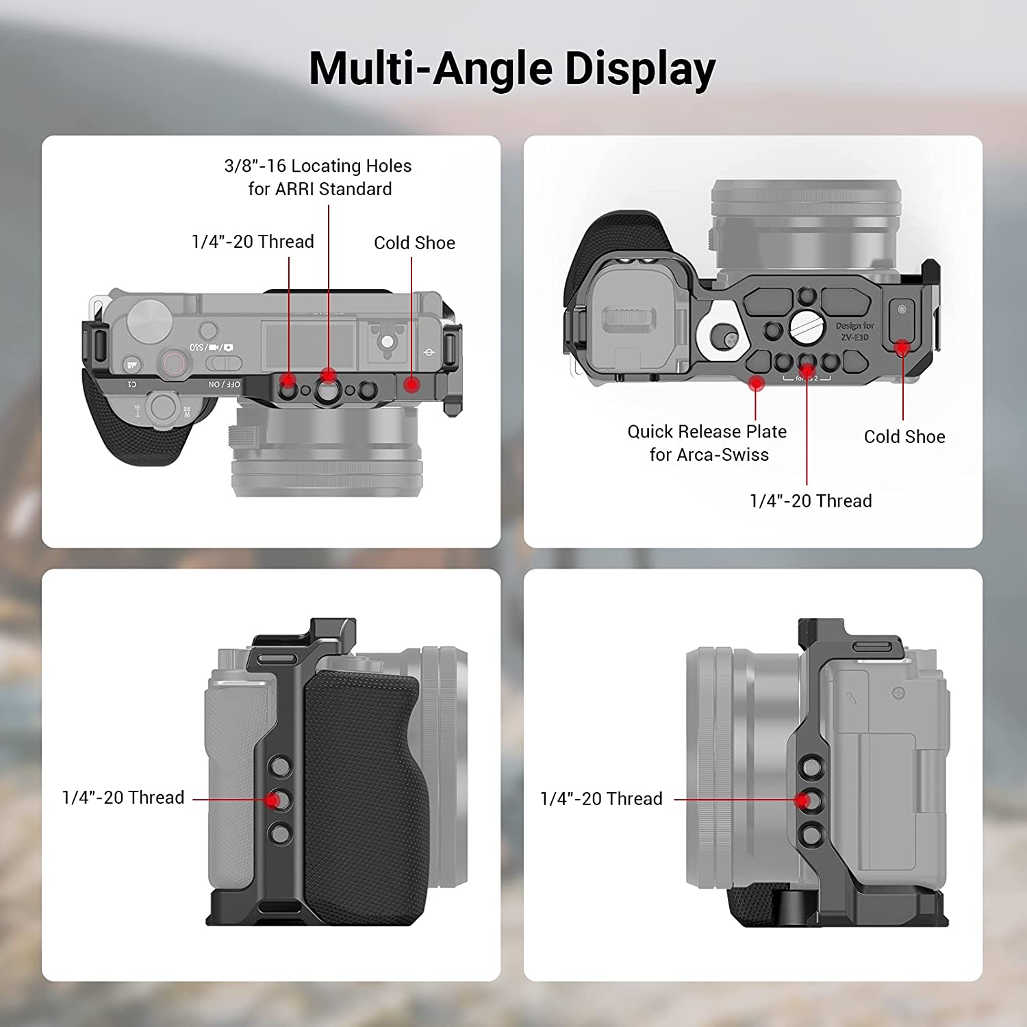 SmallRig สำหรับ Sony ZVE10กล้อ - Camera Cage Rig บทวิจารณ์และราคา