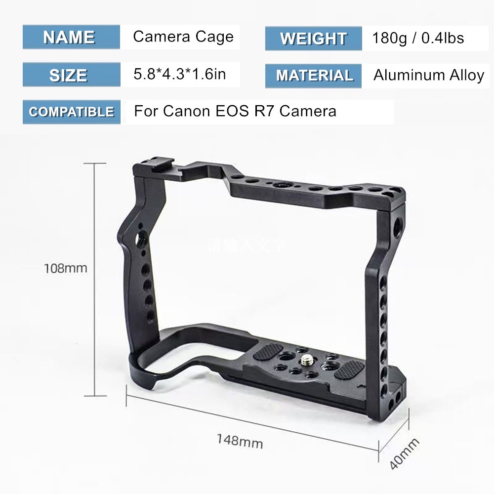 ใช้งานร่วมกับกล้อง Canon EOS R - Camera Cage Rig บทวิจารณ์และราคา